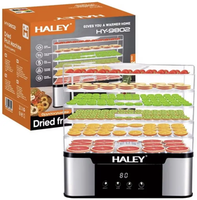 Електросушарка для овочів і фруктів HALEY HY-9802, дегідратор для продуктів