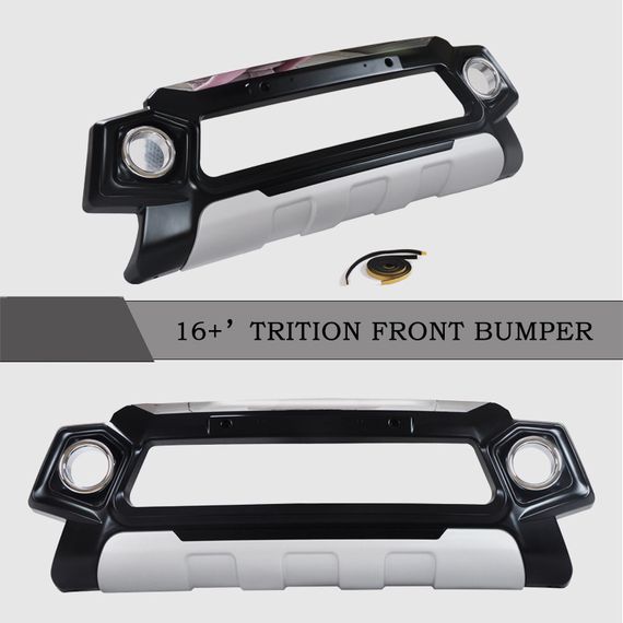 Передня накладка (ABS) для Mitsubishi L200 2015↗ рр.