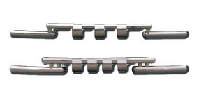 Передняя защита ST009-15 (нерж.) для Mitsubishi L200 2015-2024 гг
