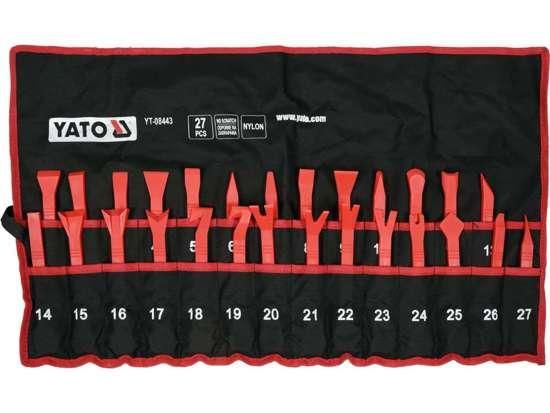 Набор съемники обшивки автомобильного салона YATO Польша 27 шт YT-08443
