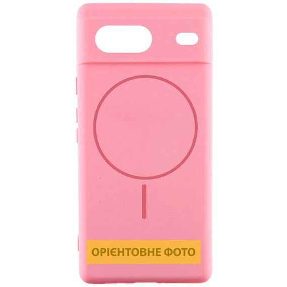 Чохол Silicone Cover Lakshmi Full Camera (AA) with Magnetic Fit для Google Pixel 9a Рожевий / Light pink