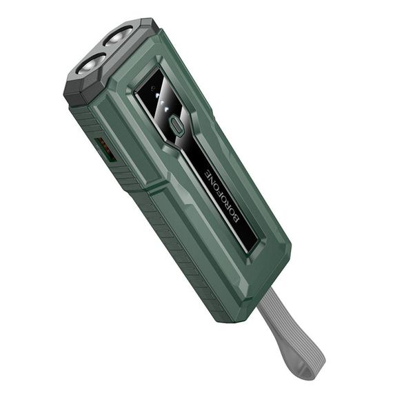Універсальна Мобільна Батарея Power Bank Borofone BJ54 Graceful 22.5W+PD20W flashlight 10000 mAh Колір Зелений
