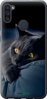 Чохол на Samsung Galaxy A11 A115F Димчастий кіт "825t-2012-2448"