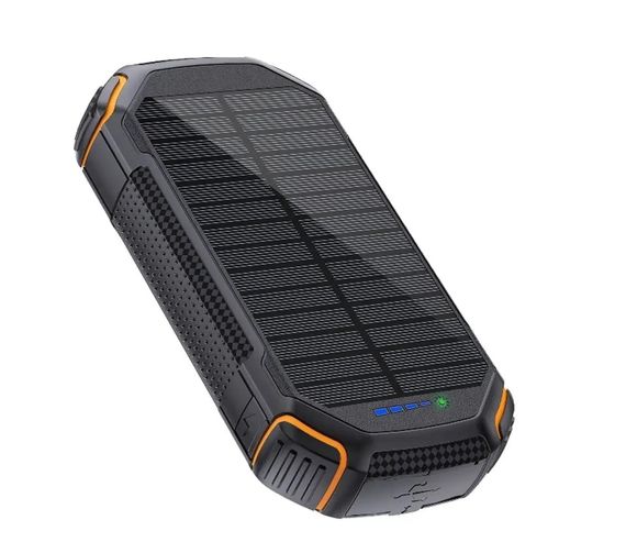 УМБ PowerBank із сонячною панеллю, повербанк КВАНТ WSC31-3 30000mAh | Зображення 1