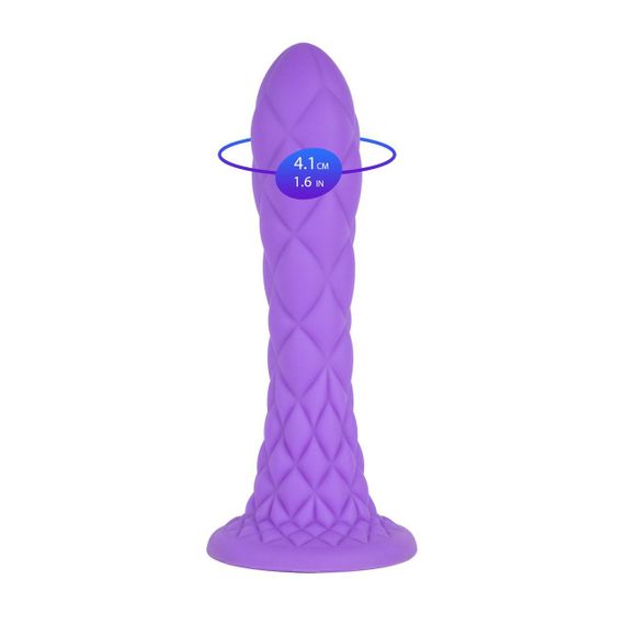 Фаллоимитатор SilexD Fantasy Liquid Silicone Dreamy 7in Purple Sex Aura | Зображення 5