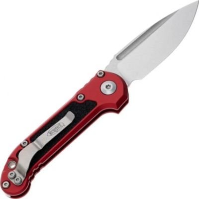 Нож Microtech L.U.D.T S/E Gen III., stonewash клинок, червоне руків&apos;я (1135-10RD) | Зображення 1