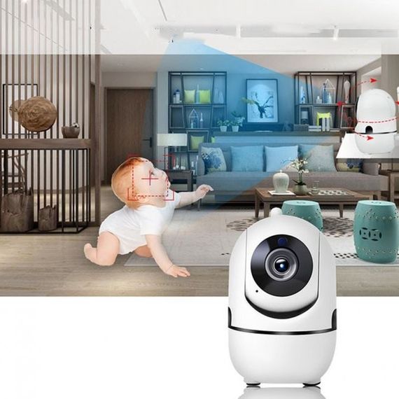 Бездротова поворотна IP камера WiFi microSD UKC Y13G 1mp з розпізнаванням облич | Зображення 2