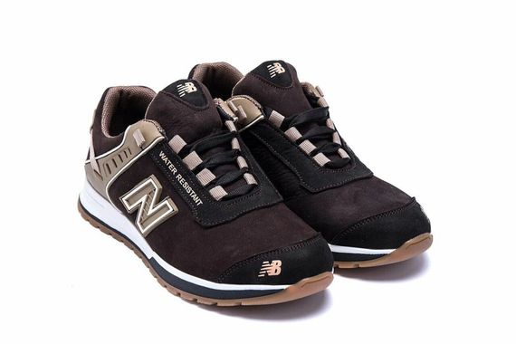 шкіряні кросівки New Balance Brown | Зображення 9