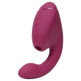 Подвійний вакуумний кліторальний стимулятор з вібрацією Womanizer Next Duo - Dusky Pink Sex Aura