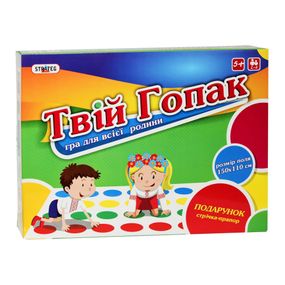 Настольная игра Твистер "Твой гопак" 887 игровое поле 150 х 110 см, лента-флаг