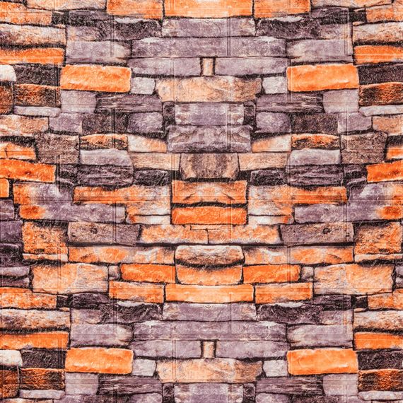 Самоклеюча 3D панель піщаник катеринослав цегла Sticker Wall 20000х700х3мм | Зображення 1