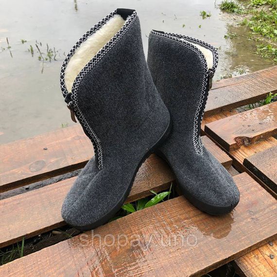 Женские дутики из текстиля 41р, Валенки шитые, Женские пеночные галоши галоши пенка в наличии JG-31 | Зображення 6