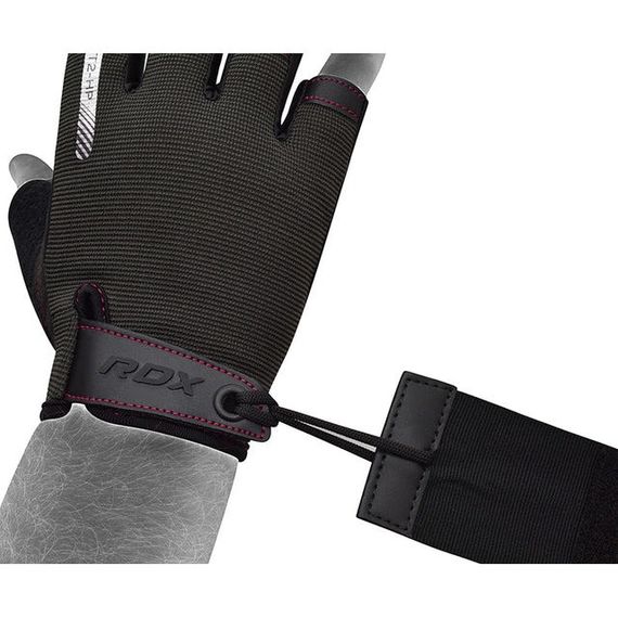 Рукавички для фітнесу RDX T2 Half Pink S | Зображення 3