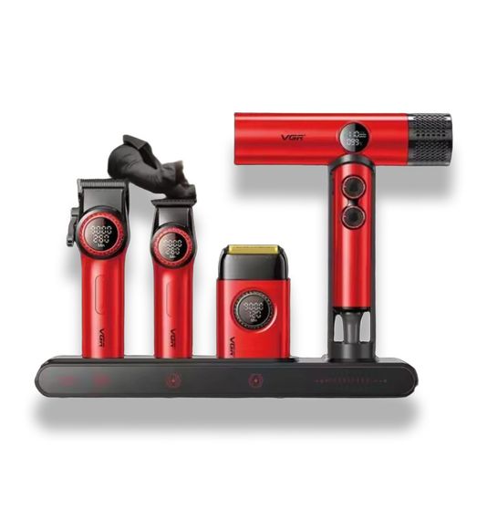 Великий професійний комплект VGR SteplerSS Pro 4 in 1 Red (46076-VGR STEPLERSS PRO 4 IN 1 RED_7174) | Зображення 3