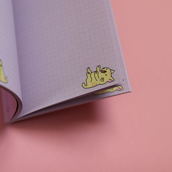 Блокнот 4Profi "Kitty note", lilac40 арк. формат В6 50612 | Зображення 2