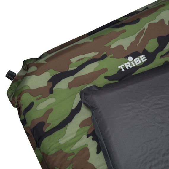 Килимок самонадувний Tribe Ranger 5 см, туристичний каремат самонадувний для походу та полювання, камуфляж | Зображення 2