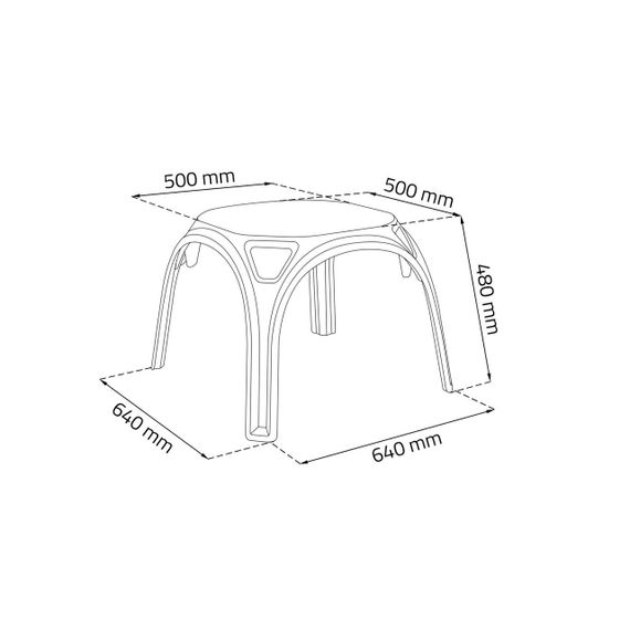 Столик детский пластиковый Keter (Кетер) Kids Table (17185443) Розовый | Зображення 5