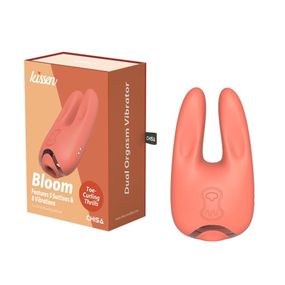 Стимулятор для клітора Chisa Kissen Bloom з вібрацією та всмоктуванням, помаранчевий Sex Aura