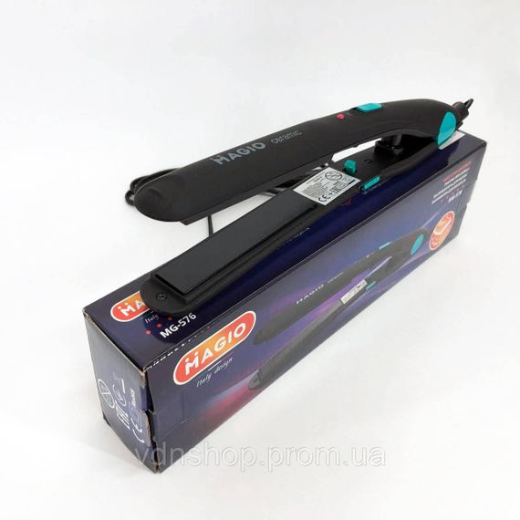 Кращий випрямляч волосся MAGIO MG-576, Плойка праска гофре випрямляч, Вирівнювальна праска для волосся LH-38 | Зображення 6