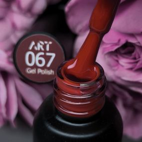 Гель-лак ART in detail 67 (насичений червоний з помаранчевою ноткою) 6мл