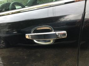 Мильнички під ручки (2 шт., нерж) для Opel Tigra 2005↗ рр.