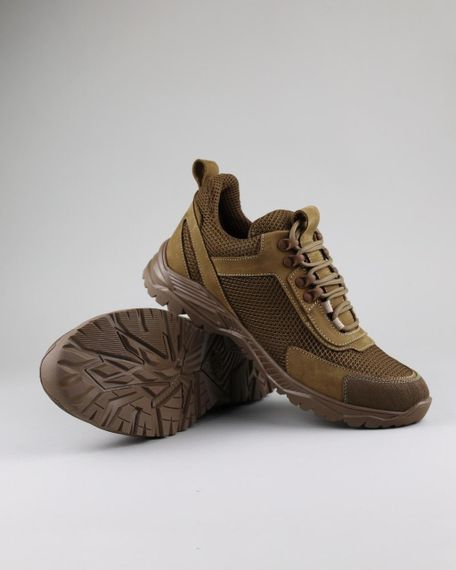 Військові армійські тактичні кросівки Ultimatum Summer-Tec Койот B-128, чоловічі літні кросівки полегшені сітка 43