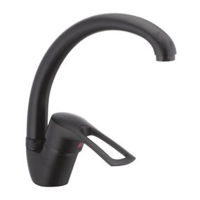 Смеситель для кухни CRON HANSBERG 777 черный CR0789