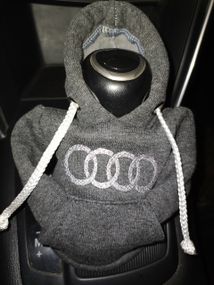 Чохол кофта Худі аксесуар на КПП  Car Hoodie ауді Audi сірий подарунок автомобілісту 10070
