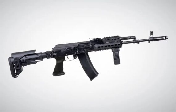 пістолетна рукоятка DLG  для АК 47/74 прогумоване з відсіком чорна | Зображення 6