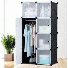 Пластикова складана шафа Storage Cube Cabinet MP-28-51 76*37*146 cm