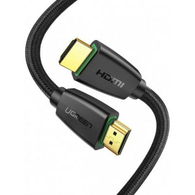 Кабель мультимедийный HDMI to HDMI 1.5m HD118 Nylon Braid (Black) Ugreen (40409) | Зображення 2