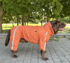 Дощовик Спорт на флiсi помаранчевий MF-31