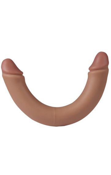 Двосторонній Фалоімітатор Hobare тілесний Sex Aura | Зображення 1