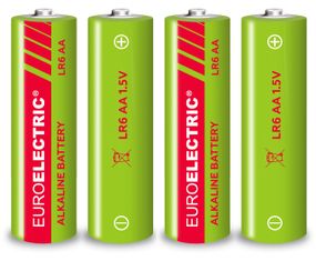 Батарейки лужні Euroelectric AA 4 шт.