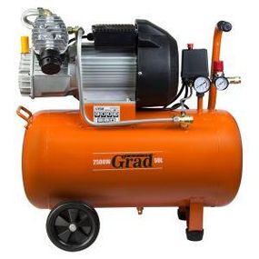 Компресор V 2,5кВт 435л/хв 8 бар 50л 2 крана Grad