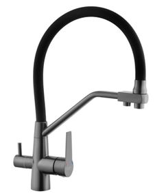 Змішувач для кухні з підключенням до фільтра Kroner KRP Edelstahl Klassisch - PVD03817BLK (CV031898)