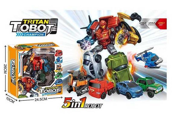 Трансформер HD 45 "Tritan Tobot. Champion", в коробці (6920108506737) | Зображення 1