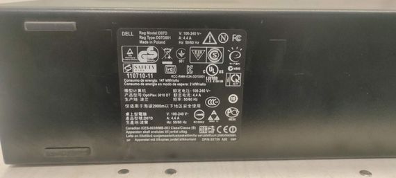 ПК Dell Optiplex 390 DT SFF / Intel Core i3-2100 (2 (4) ядра по 3.1 GHz) / 4 GB DDR3 / 500 GB HDD / Intel HD Graphics 2000 б/в | Зображення 7
