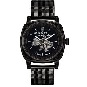 Чоловічий годинник Awarder 021-3D Де би не був All Black Mesh