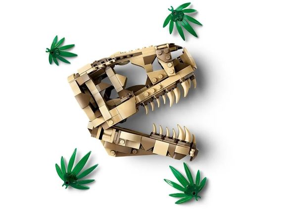 Конструктор LEGO  Jurassic World Скам`янілості динозаврів: череп тиранозавра (76964) | Зображення 2