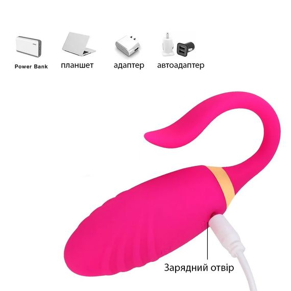 Смарт - вибро стимулятор розового цвета (USB) | Зображення 3