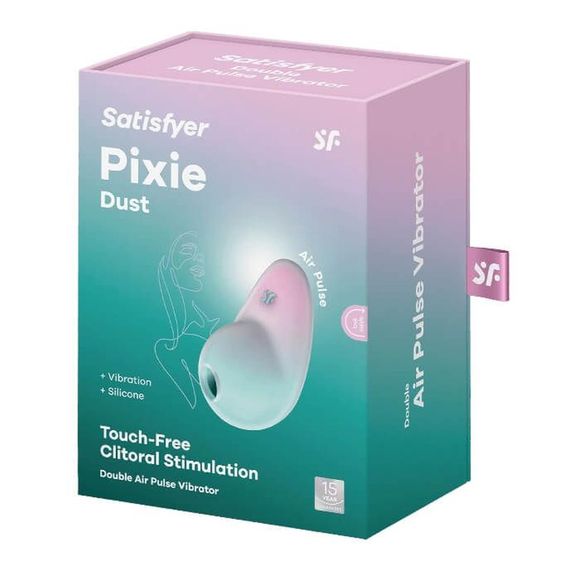 Вакуумний стимулятор - Satisfyer Pixie Dust Mint/Pink | Зображення 1