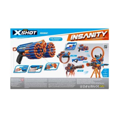 Іграшкова зброя Zuru X-Shot Швидкострільний бластер Insanity-Manic (24 патронів) (36603R) | Зображення 4