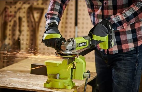 Шліфмашина кутова Ryobi ONE+ RAG18125-0 без АКБ та ЗП | Зображення 1