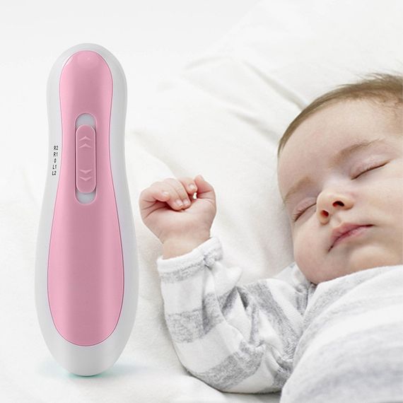 Електрична пилка для нігтів NAIL TRIMMER XL-667 рожева із 6 насадками та кейсом | Зображення 7
