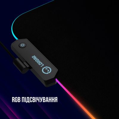 Килимок для мишки Lorgar Steller 919 RGB USB Black (LRG-GMP919) (LRG-GMP919) | Зображення 7