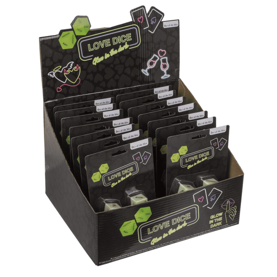 Неоновые кубики Love Dice Glow In The Dark, 2 шт. sexstyle | Зображення 6