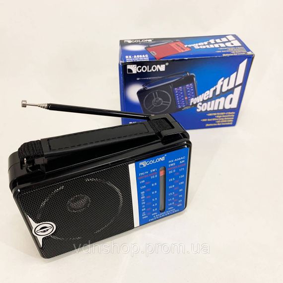 Аналоговый радиоприемник с хорошим звуком GOLON, Радиоприемник от 220 ретро AM FM YM-37 | Зображення 1