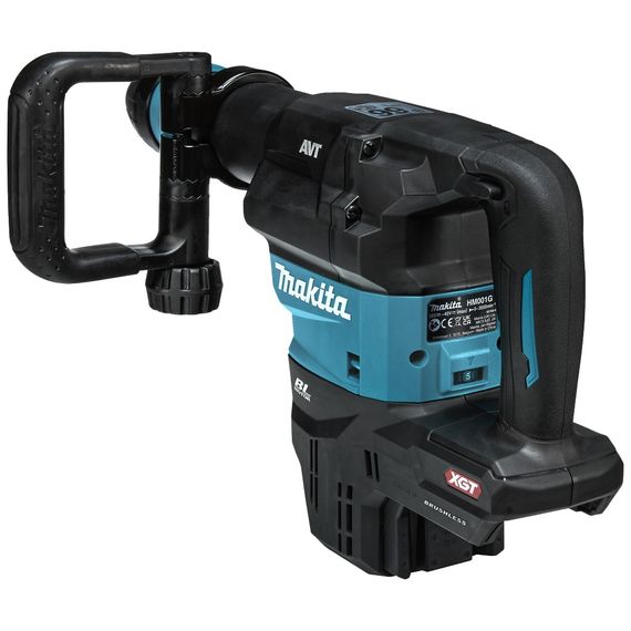Молоток відбійний акумуляторний Makita HM001GZ02 (9.4 Дж, 0-2650 хв-1, XGT, 1100 Вт, BL, SDS-MAX, AVT, AWS, 5.8 кг, без акумуляторів та зарядного пристрою) | Зображення 4