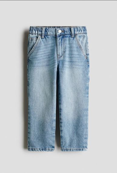 Дитячі джинси для хлопчика H&M 128 см Блакитні (25120502G)